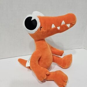 Rainbow Friends 8 Inch Orange Gator Plush